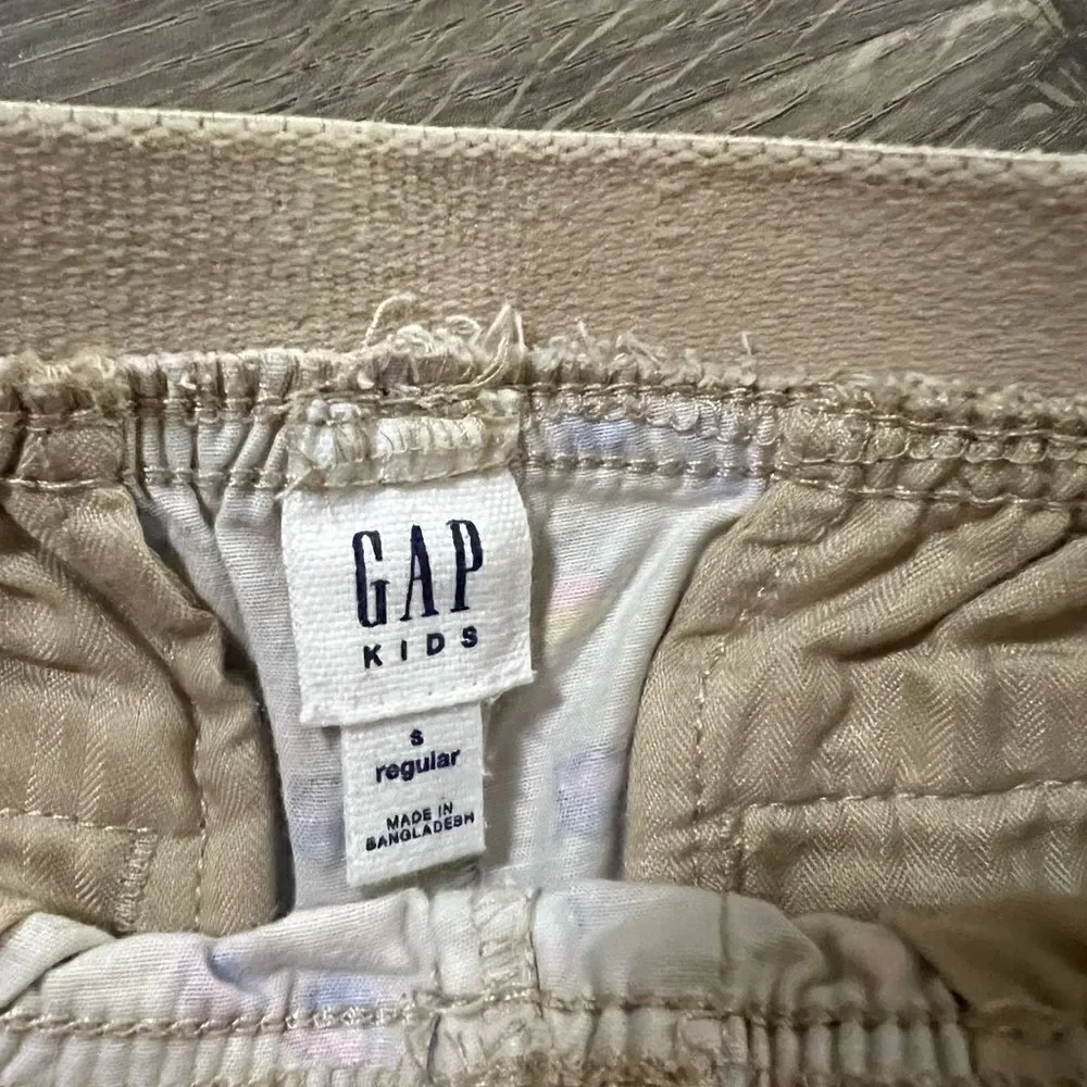 Gap Kids Girls Slip On Khaki Shorts Sunglasses Size Small CUTE!